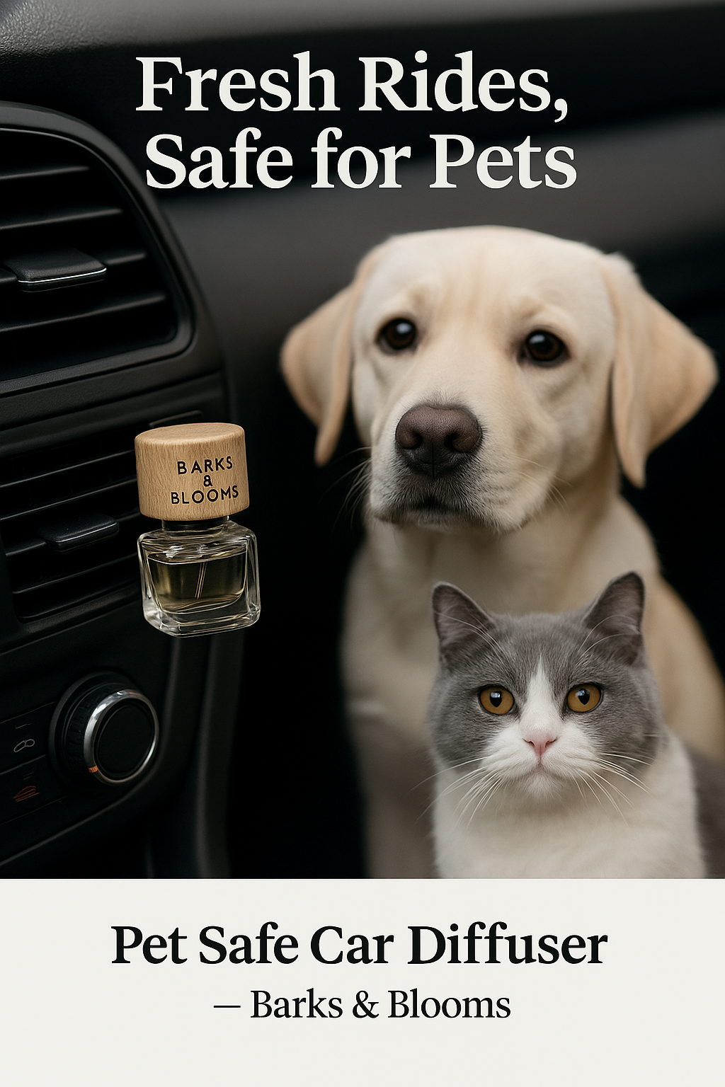 Pet Safe Car Diffuser – Barks & Blooms